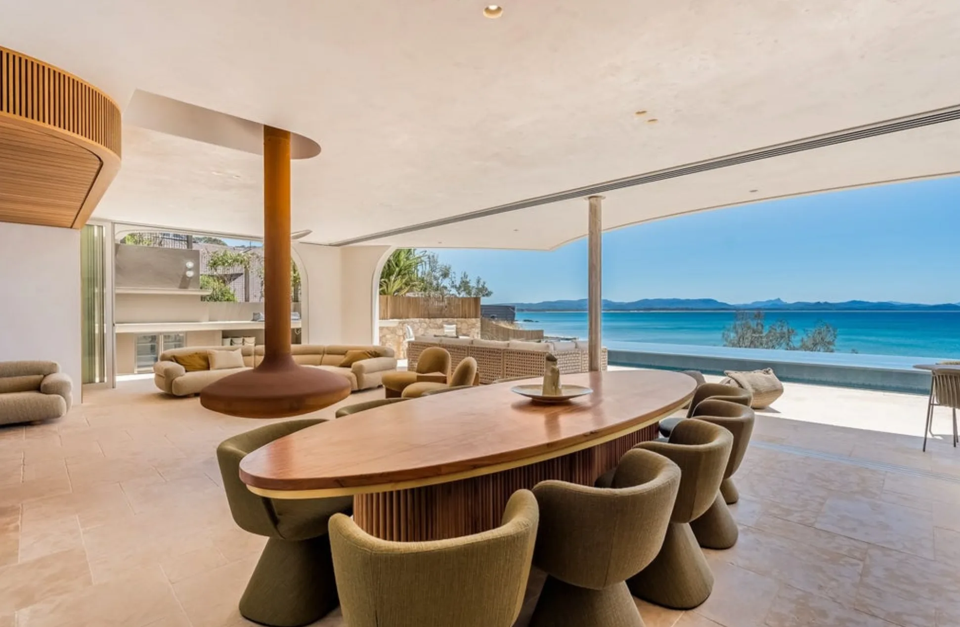 Dining through to the living room
